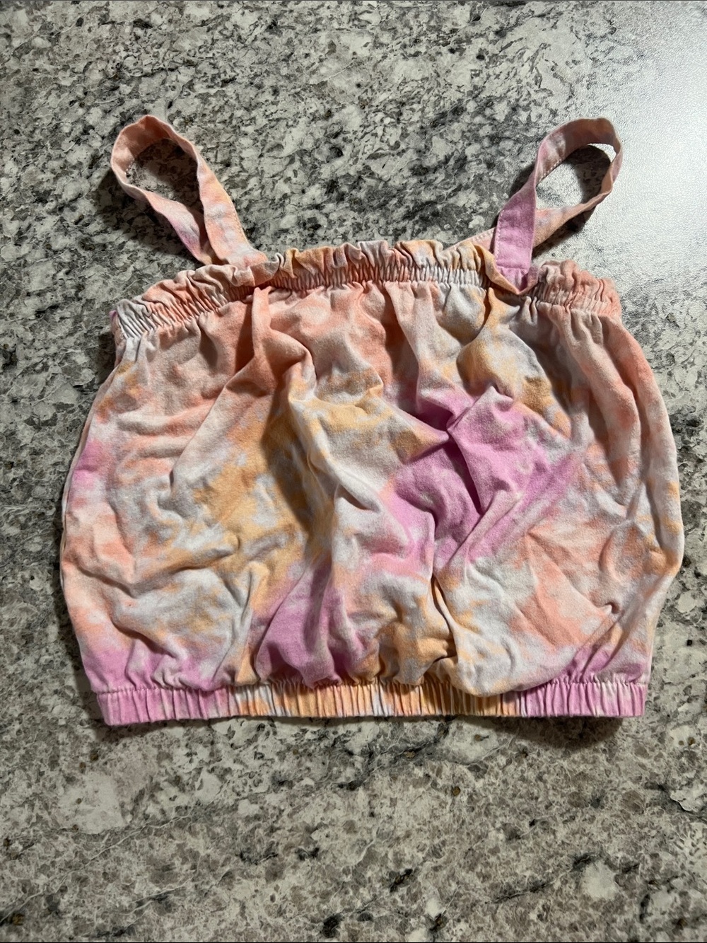 OshKosh B'gosh Pastel Tie-Dye Crop Tank Top